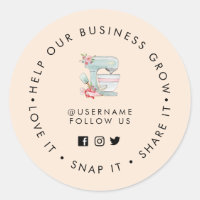 Bakery Peach Social media follow  