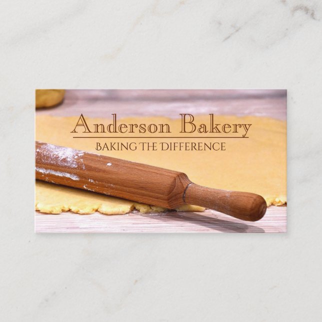 Bakery photo business card (Front)
