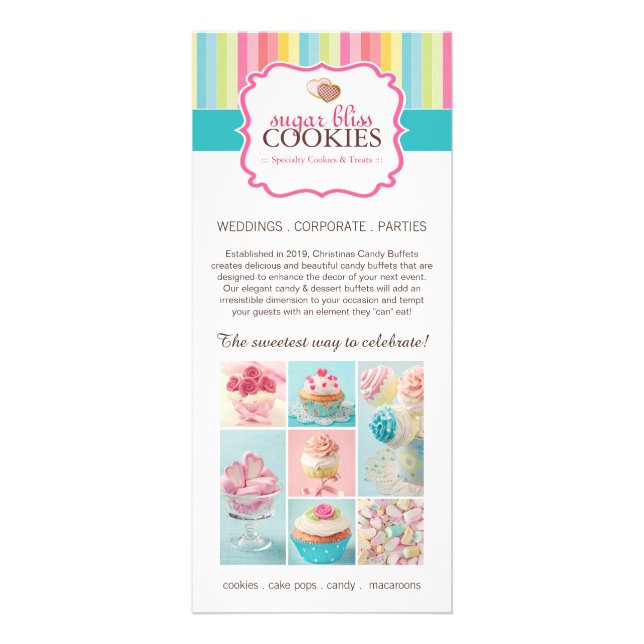 Bakery Price List Rack Card (Front)