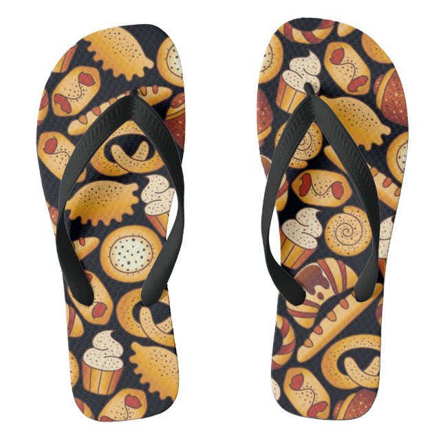 Bakery products flip flops (Footbed)