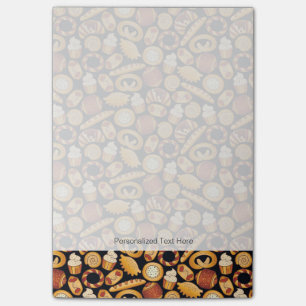 Bakery products post-it notes