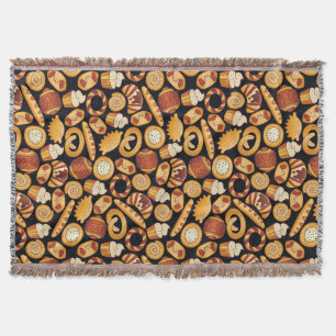 Bakery products throw blanket