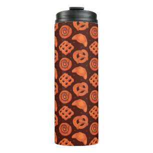 Bakery seamless pattern, texture. Boulangerie shop Thermal Tumbler
