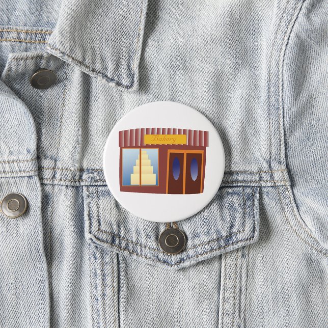 Bakery Shop Front Cake Store  7.5 Cm Round Badge (Creator Uploaded)