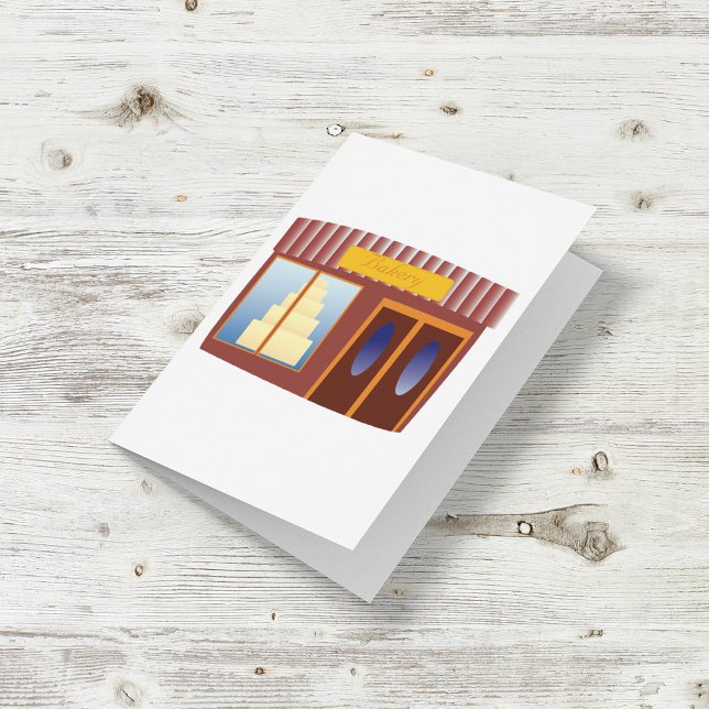 Bakery Shop Front Cake Store  Card (Creator Uploaded)