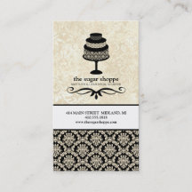 Bakery Shop or Cake Designer Business Cards