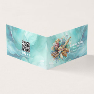 Bakery Store Pastry Chef Dessert Cake Baker Detail Business Card