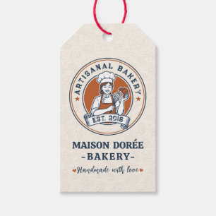 Bakery Store Pastry Chef Dessert Sweets Cake Baker Gift Tags