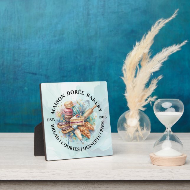 Bakery Store Pastry Chef Dessert Sweets Cake Baker Plaque (Insitu)