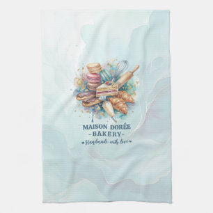 Bakery Store Pastry Chef Dessert Sweets Cake Baker Tea Towel