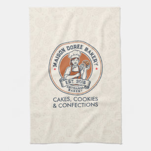 Bakery Store Pastry Chef Dessert Sweets Cake Baker Tea Towel