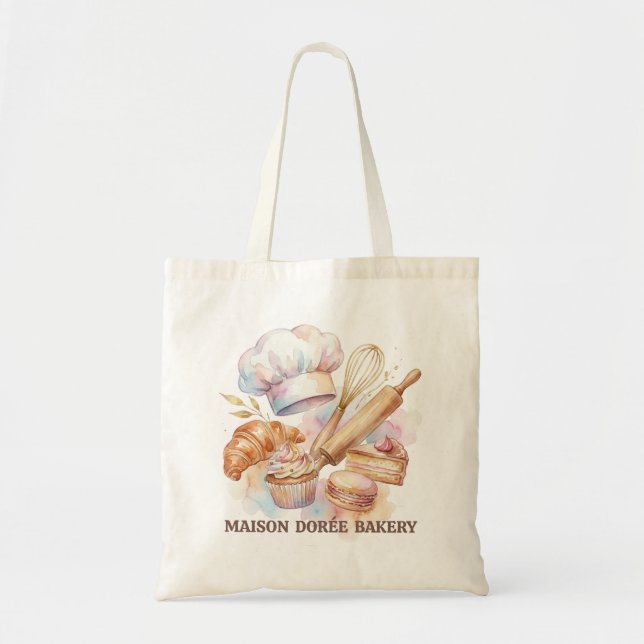 Bakery Store Pastry Chef Dessert Sweets Cake Baker Tote Bag (Front)