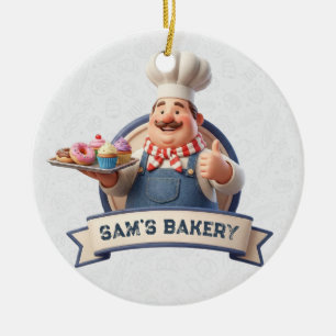 Bakery Store Pastry Chef Desserts Sweets Cake Shop Ceramic Tree Decoration