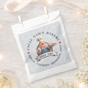 Bakery Store Pastry Chef Desserts Sweets Cake Shop Favour Bags