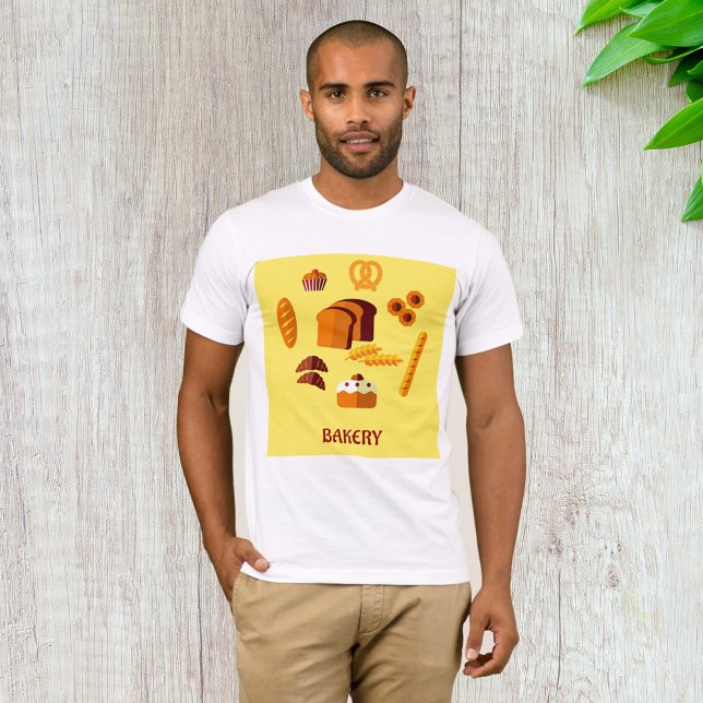 Bakery Themed Bread Pastries and Sweets  T-Shirt (Creator Uploaded)