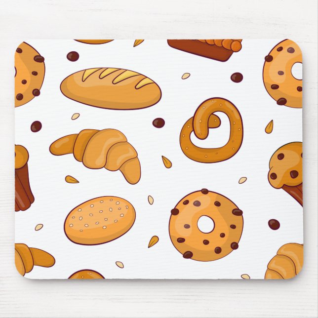 Bakery Themed Mouse Mat (Front)