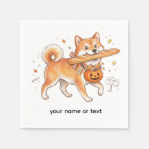 Bakery Thief Shiba Inu - Cute Dog carrying French