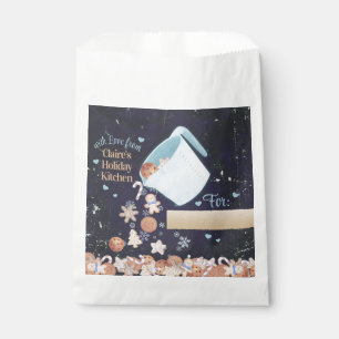 Bakery treat bags Christmas cookies personalised