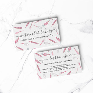 Bakery Utensils Homemade Business Card