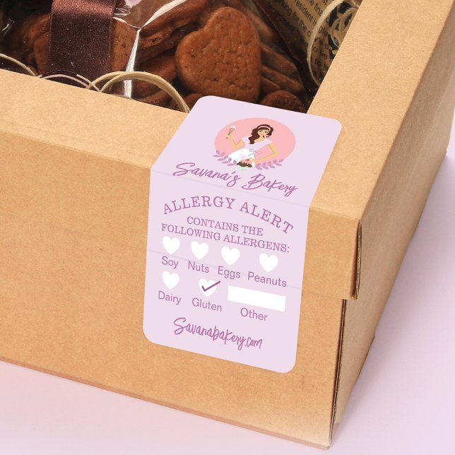 Bakery Woman Food Safety Allergy Alert Bakery (Creator Uploaded)