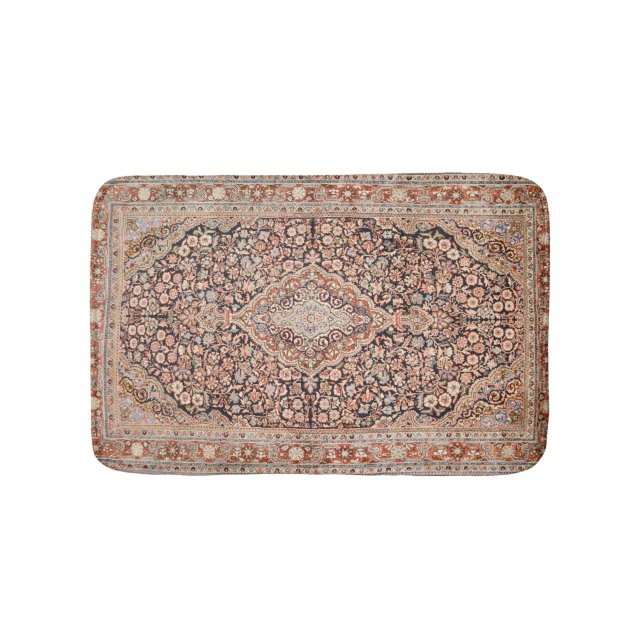 Bakhshaish Azerbaijan Northwest Persian Carpet Pri Bath Mat (Front)