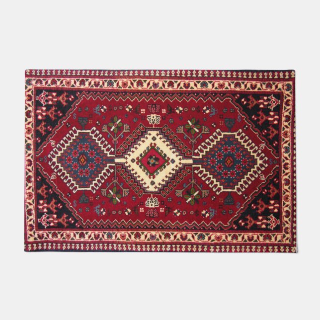 Bakhshaish Azerbaijan Northwest Persian Carpet Pri Doormat (Front)