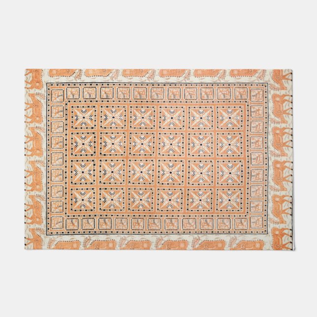 Bakhshaish Azerbaijan Northwest Persian Carpet Pri Doormat (Front)