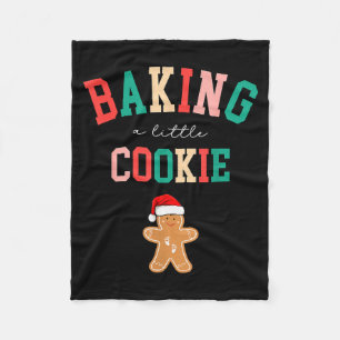 Baking A Little Cookie Cute Christmas Pregnancy An Fleece Blanket