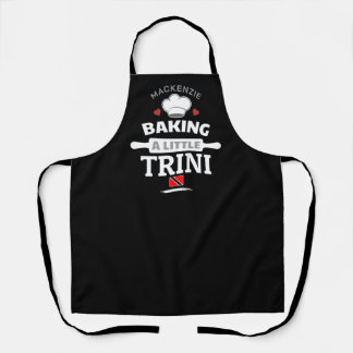 Baking a Little Trini Pregnancy Gift Apron