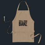 Baking apron for men | Real men bake<br><div class="desc">Baking apron for men | Real men bake. Cute kitchen gift idea for dad,  uncle,  grandpa etc.</div>