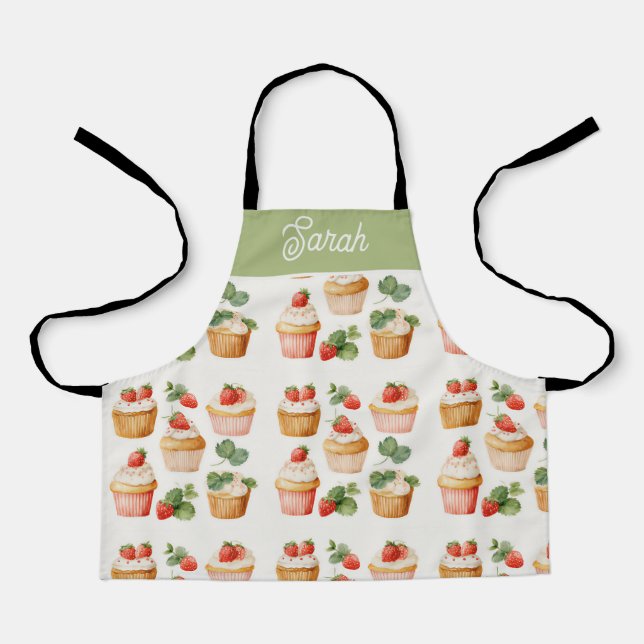 Baking Apron Kids Personalised with Name (Front)