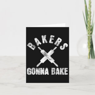 Baking Baker Bakery  Card