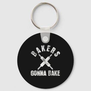 Baking Baker Bakery Key Ring