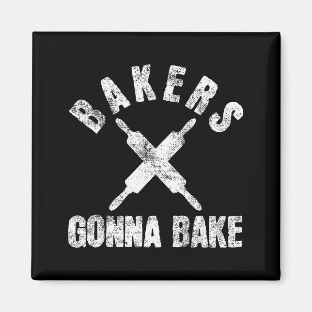 Baking Baker Bakery  Magnet (Front)