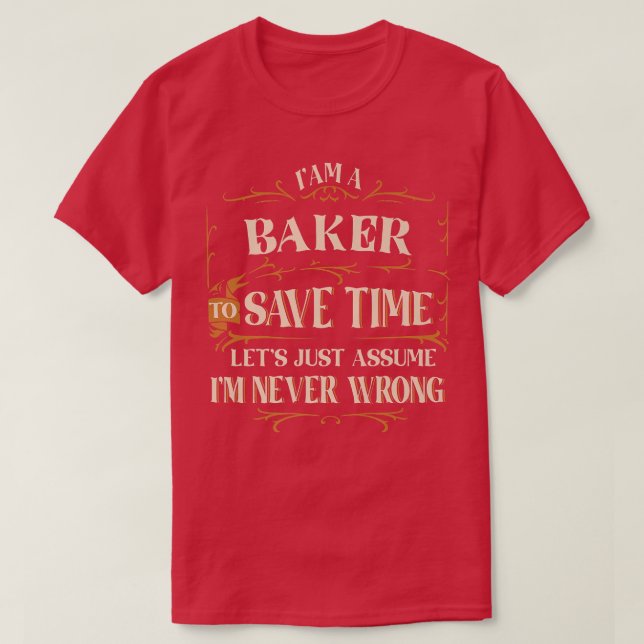 Baking Baker Cooking Cake Cupcake  T-Shirt (Design Front)