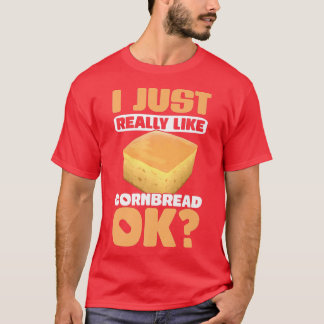 Baking Baker Thanksgiving Food Cornbread T-Shirt