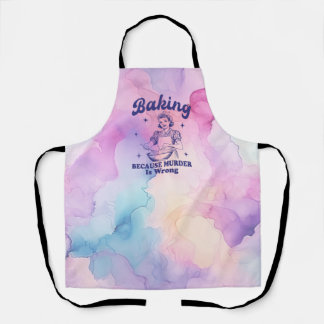 Baking: Because Murder is Wrong  Apron