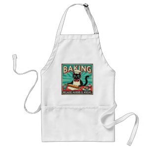 Baking Because Murder Is Wrong Standard Apron