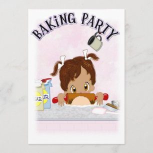 Baking Birthday Party Invitation
