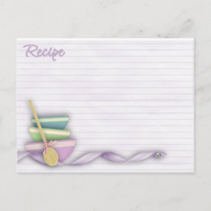 baking bowls recipe card