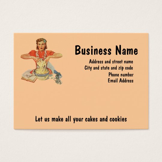 Baking Business Card
