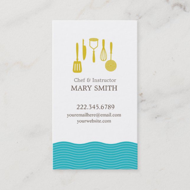 Baking Business Card Personal Shopper Business Car (Front)