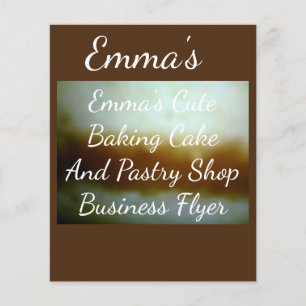 Baking Cake And  Pastry Shop Business Flyer