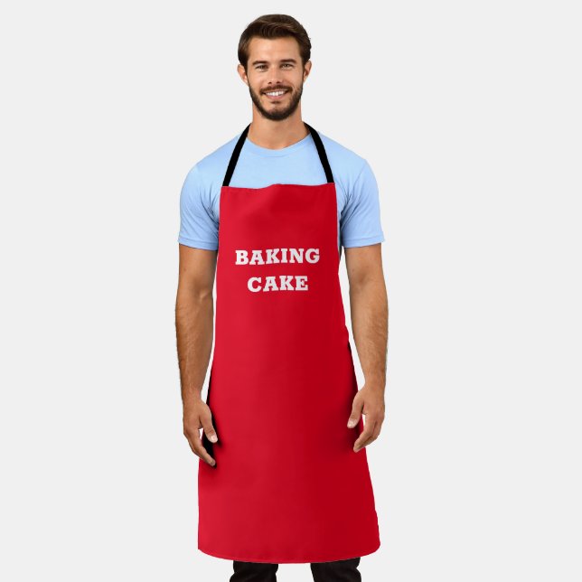 Baking Cake Apron (Worn)