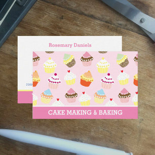Baking & Cake Making Calling Card. Business Card