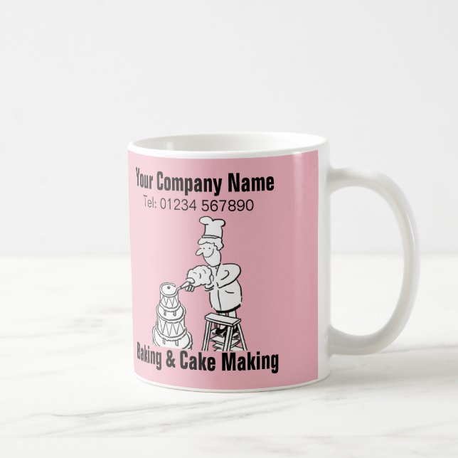 Baking & Cake Making Cartoon Mug (Right)