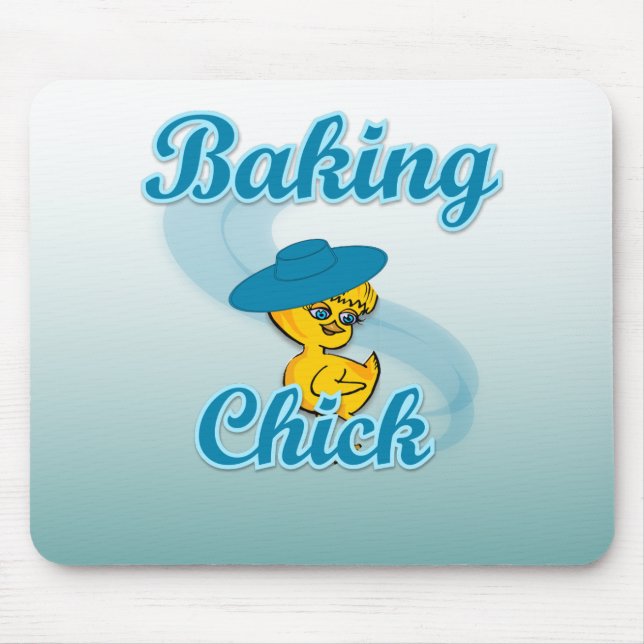 Baking Chick #3 Mouse Mat (Front)