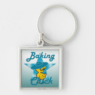Baking Chick #7 Key Ring