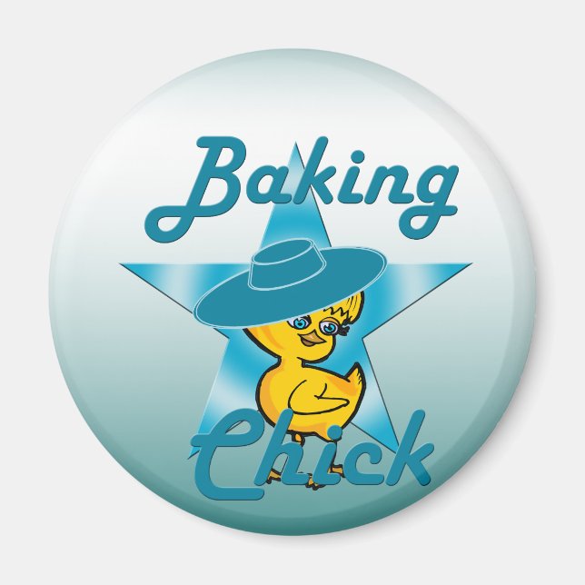 Baking Chick #7 Magnet (Front)
