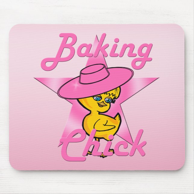 Baking Chick #8 Mouse Mat (Front)